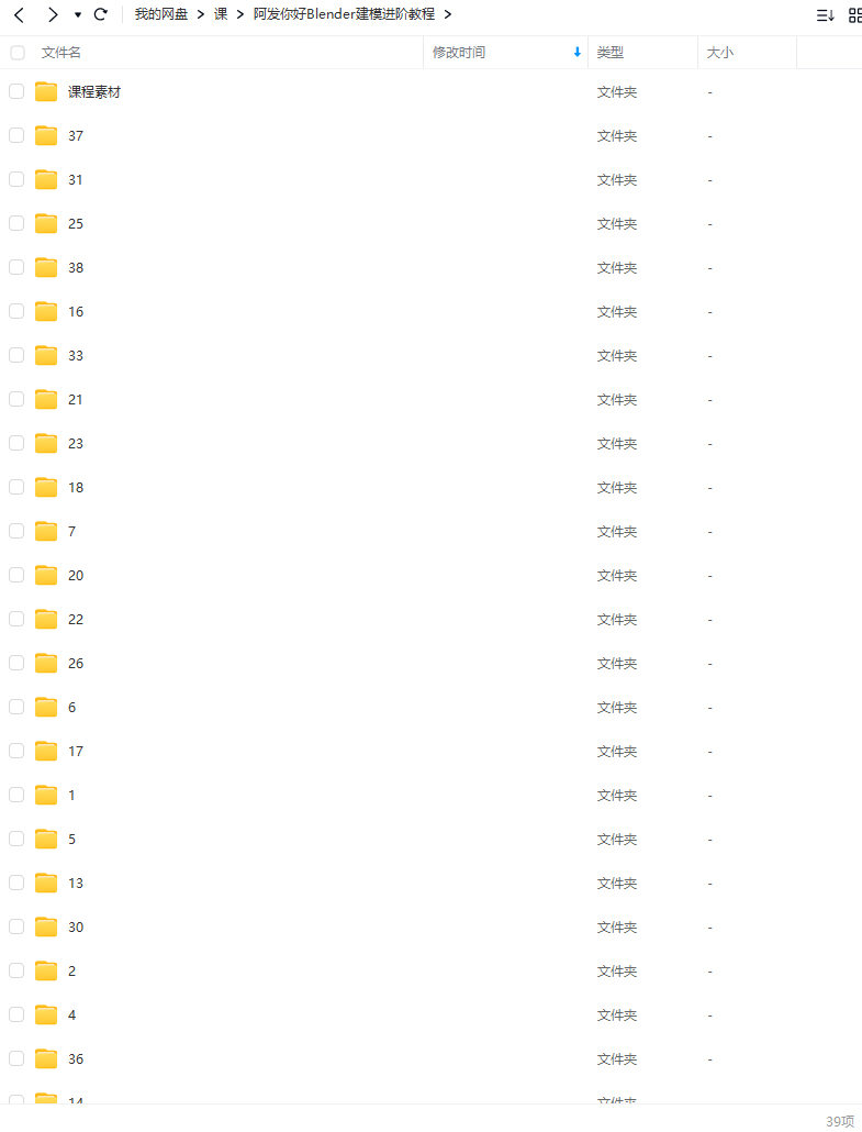 阿发你好Blender建模进阶教程2022年【画质超清有素材】