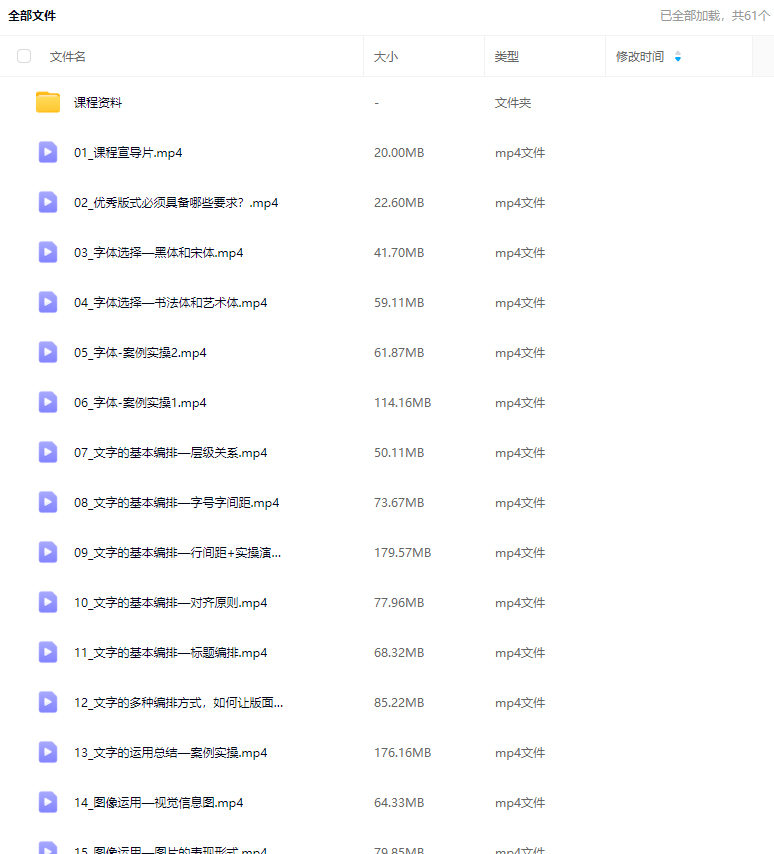 周妙妍60节版式系统课程【画质一般有素材】
