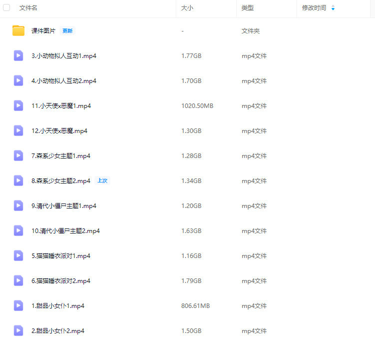 来一打白切鸭Q版正比平涂少女头像综合团练第1期2024【画质高清有课件没笔刷】